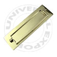 Decorative Door Hardware - Brass Poastal Plates